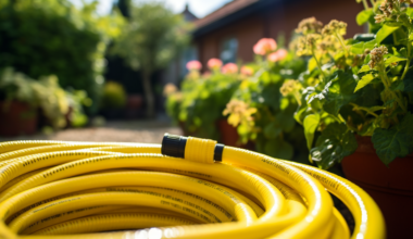 unused garden hosepipe