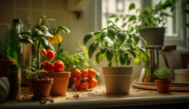 growing indoor vegetable plants