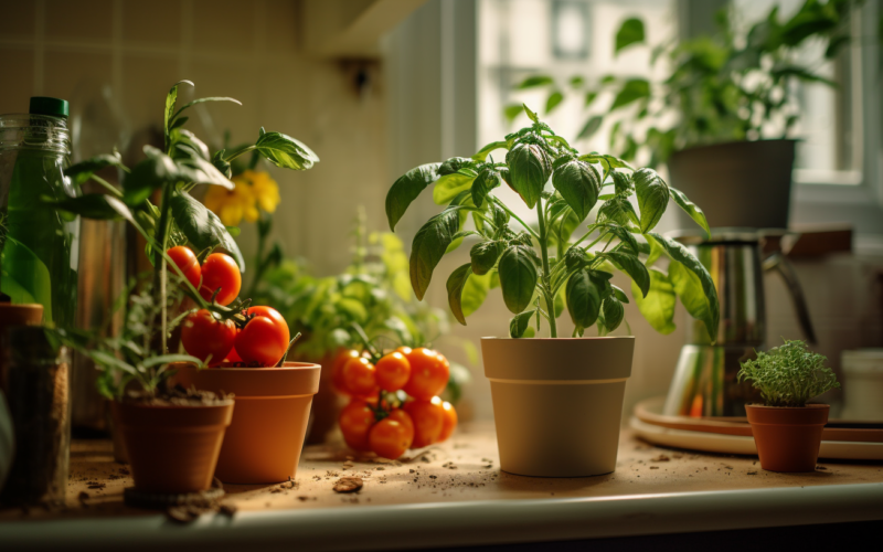 growing indoor vegetable plants