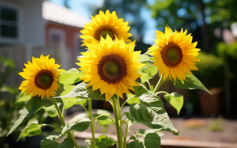 growing sunflowers at home